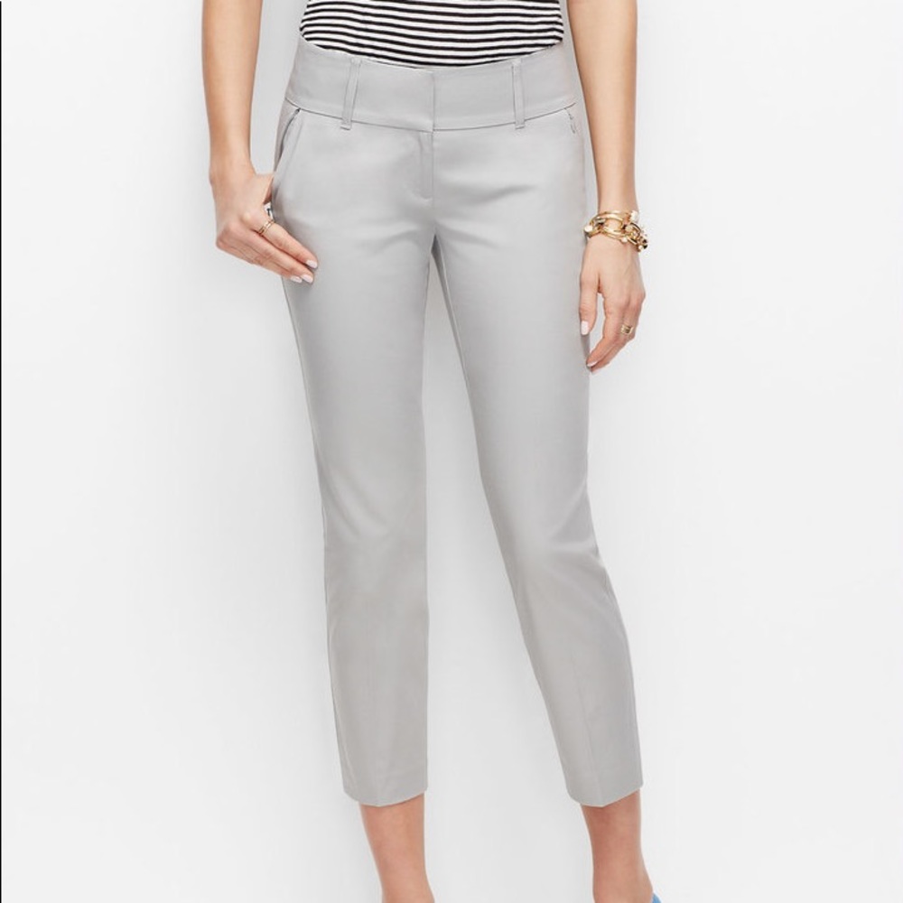 [NEW] Ann Taylor Grey Devin Pants Petite Size 8